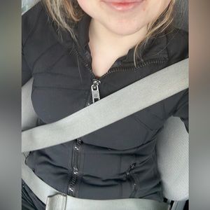 black lululemon size 8 define jacket!